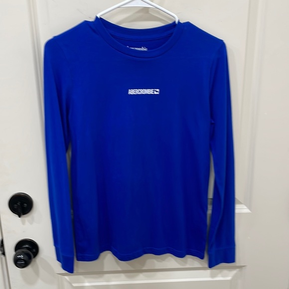 Abercrombie blue Long sleeve tee Like new - Picture 1 of 6